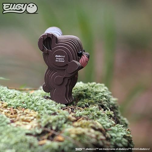 Miniatura 8 de Eugy Rompecabezas 3D de oso, 26 piezas, ecológico, juguetes educativos para niños, niñas y niños a partir de 6 años