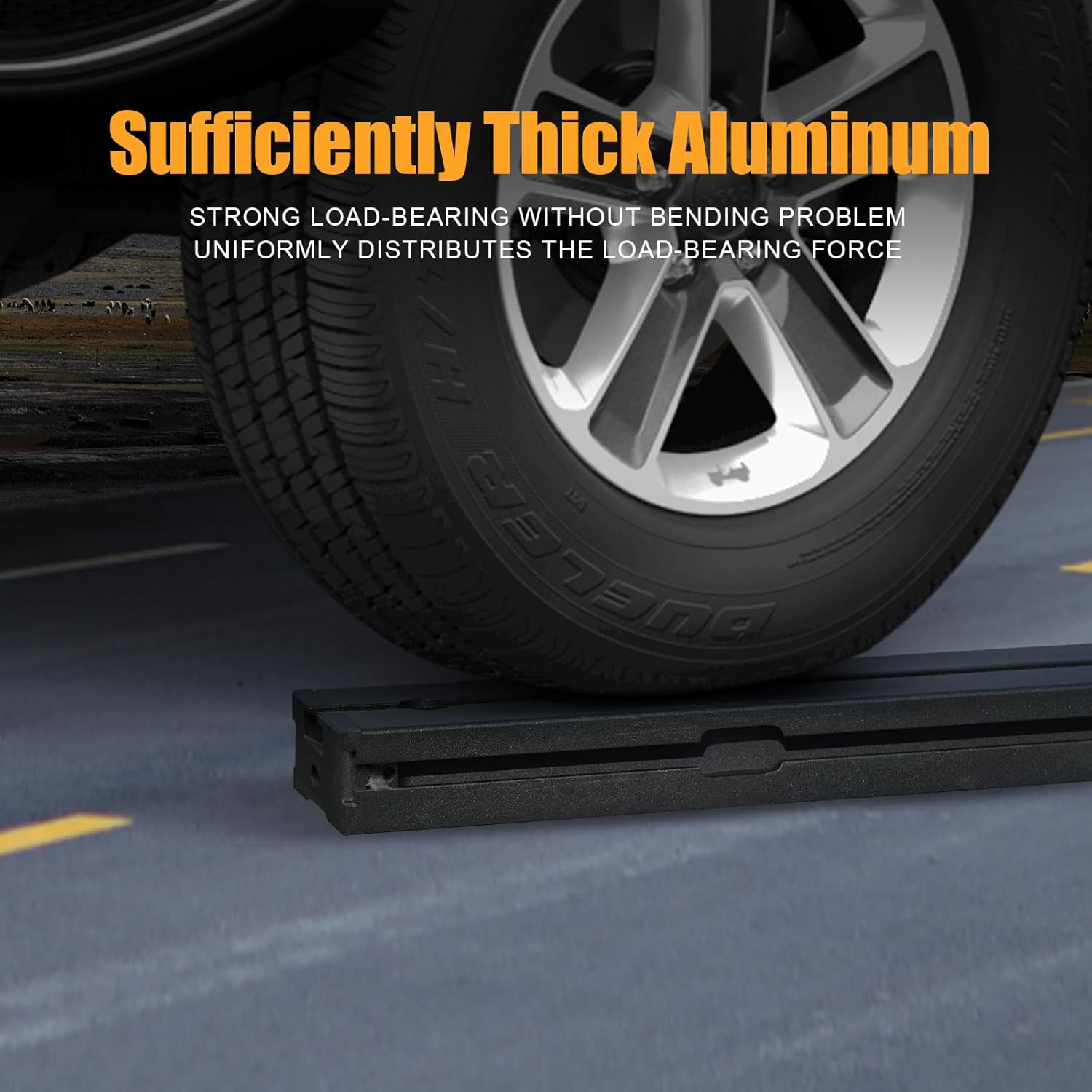 400 LBS Roof Rack Cross Bars Compatible with 2007-2018 Jeep Wrangler JKU, Roof Rail Crossbars Cargo Carrier Rooftop Luggage, Aluminum Luggage Rack Crossbar (Hardtop Only)