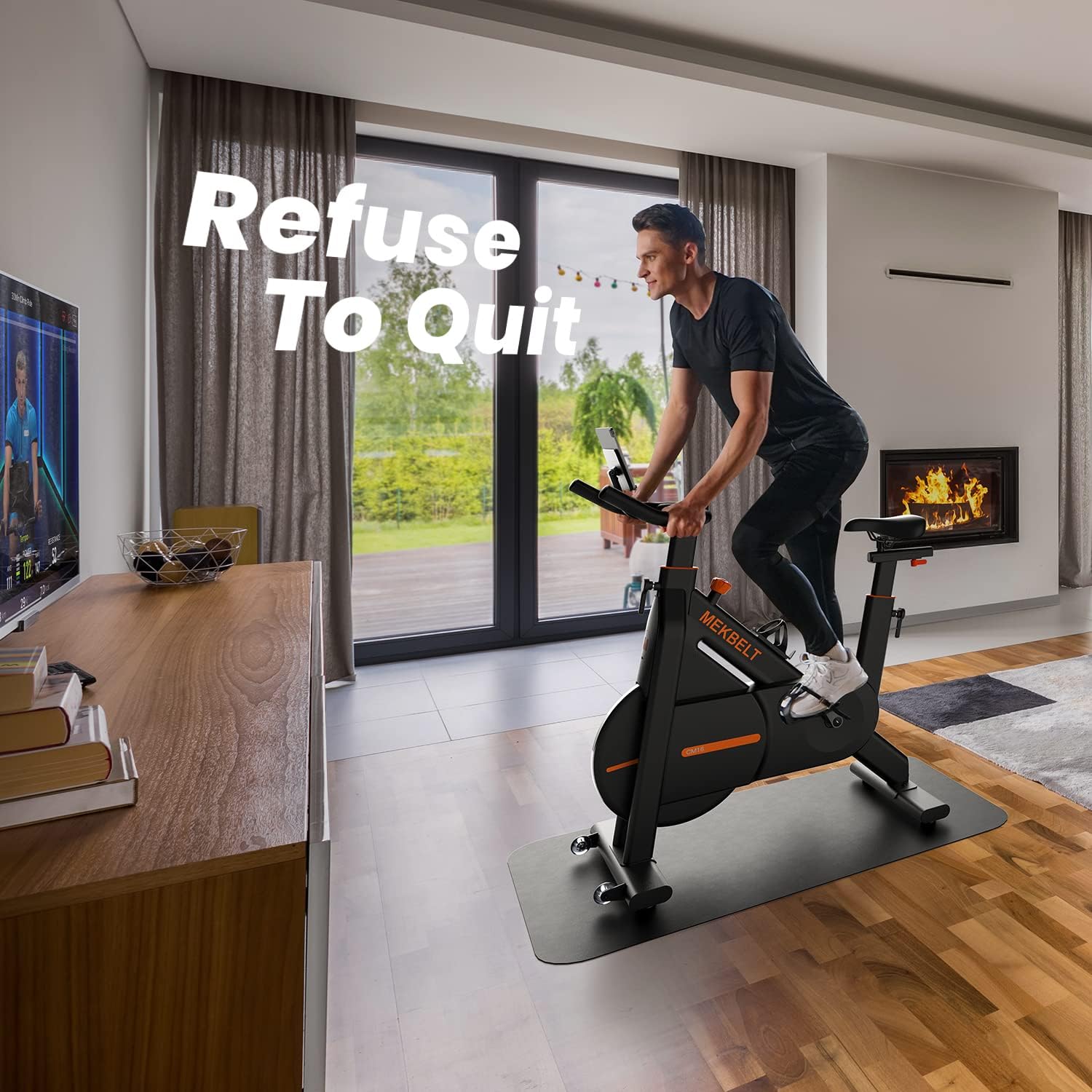 Buy Mekbelt Exercise Bike with Resistance, Indoor Cycling