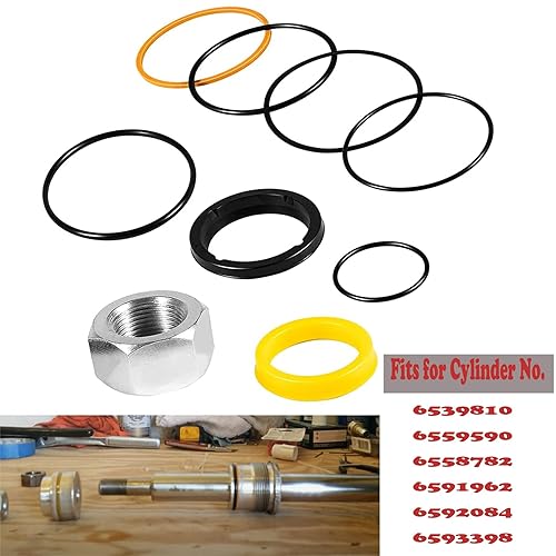 Miniatura 3 de CASTNOO 7135551 Kit de sello de cilindro hidráulico de inclinación adecuado para cargadora de minicargadora Bobcat 630 641 642 643 653 730 731 732