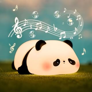 Panda Night Light with White Noise, Sound Machine for Baby Sleeping Aid ,Toddler Sleep Trainer 4 Soothing Sleep Sounds,Timer/Dimmable Nursery Silicone Night Light, Cute Panda Gifts for Kids Boys/Girls - Amazon product rated Grade A