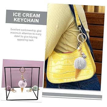 Amazon.co.jp: [BUTIFULSIC] アイスクリームキーホルダー バッグ