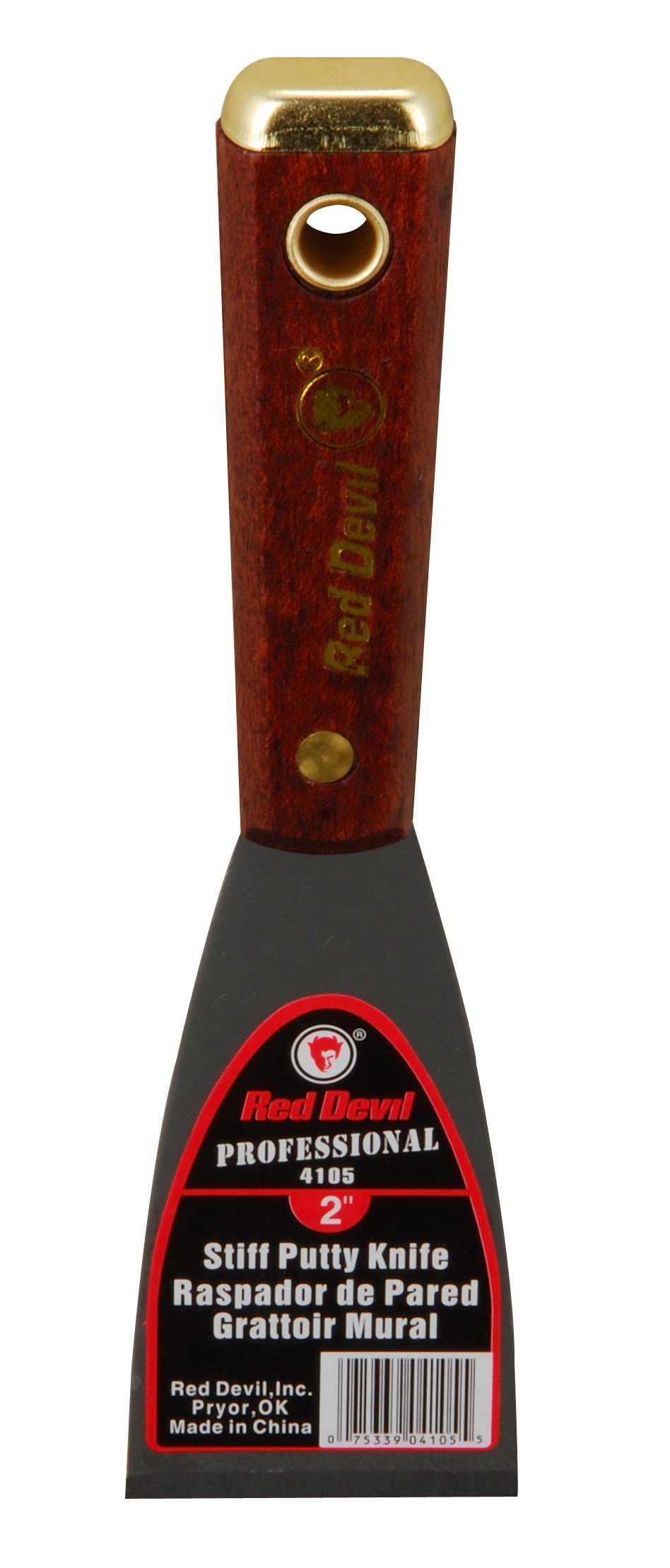 Amazon.com: Red Devil 4105 2-Inch Stiff Putty Knife,Brown/Grey