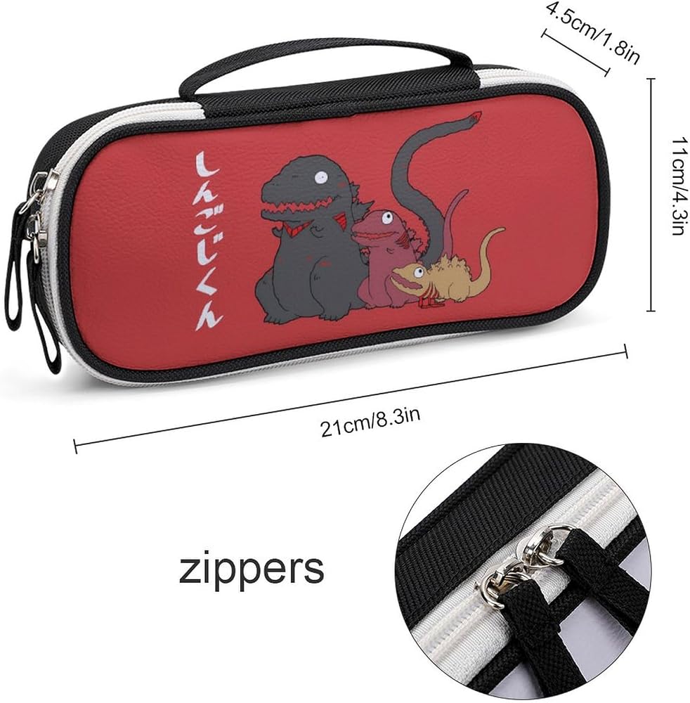 Amazon.co.jp: ゴジラ ペンケース 大容量 筆箱 多機能 筆入れ 大容量