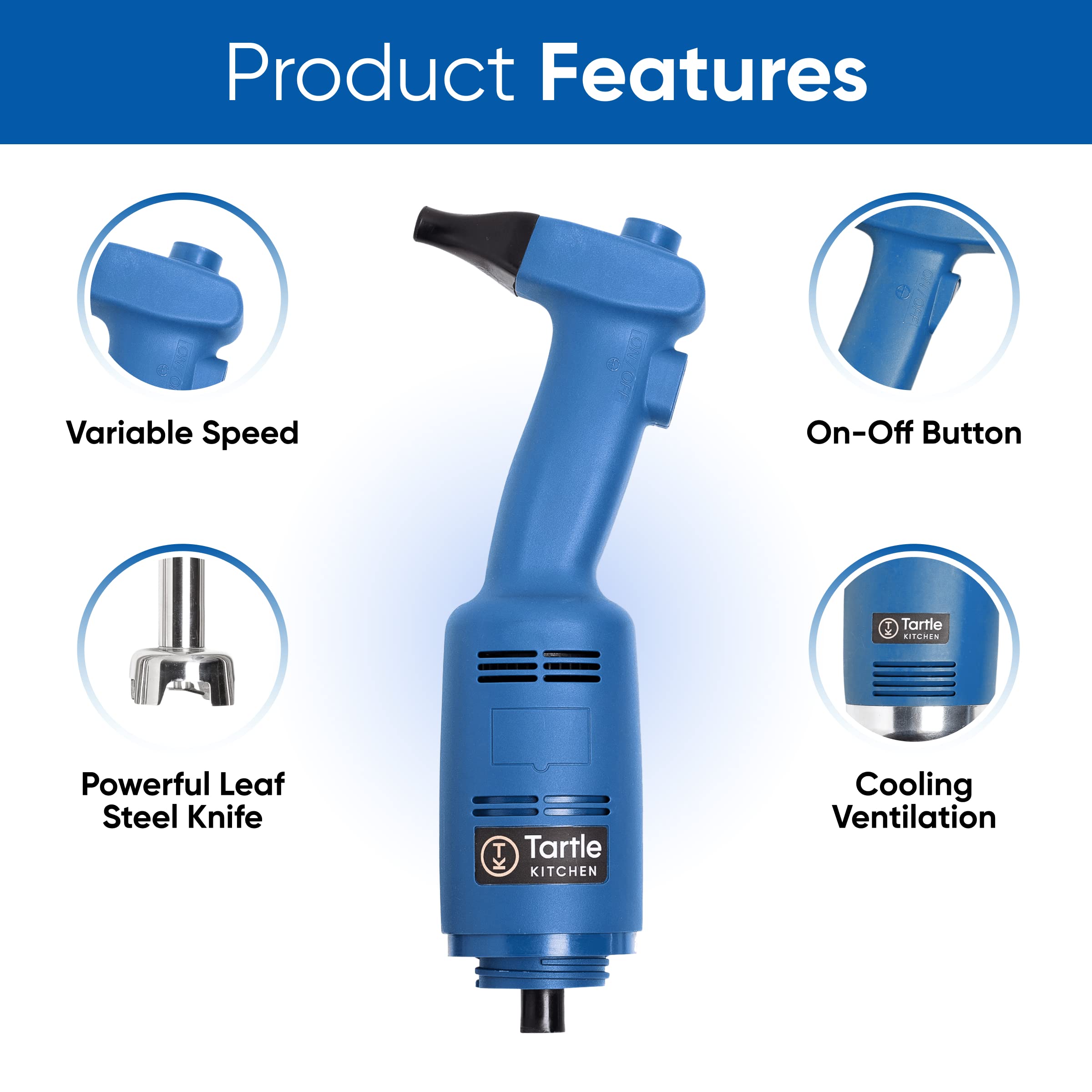 Tk Tartle Kitchen Commercial Immersion Blender Restaurant