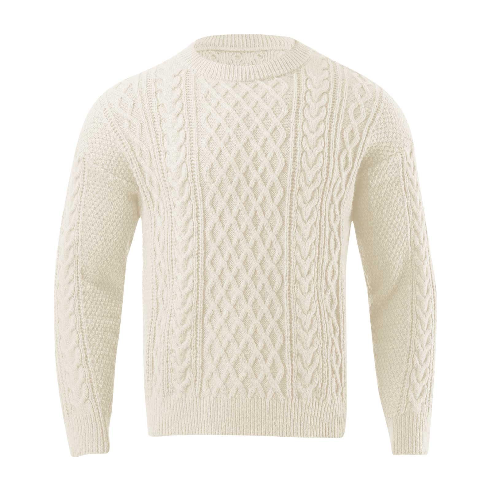 Jersey Hombre Invierno SuéTer Manga Larga Suéter de Punto con Cuello Redondo para Hombre, Manga Larga y Estilo Casual para Invierno