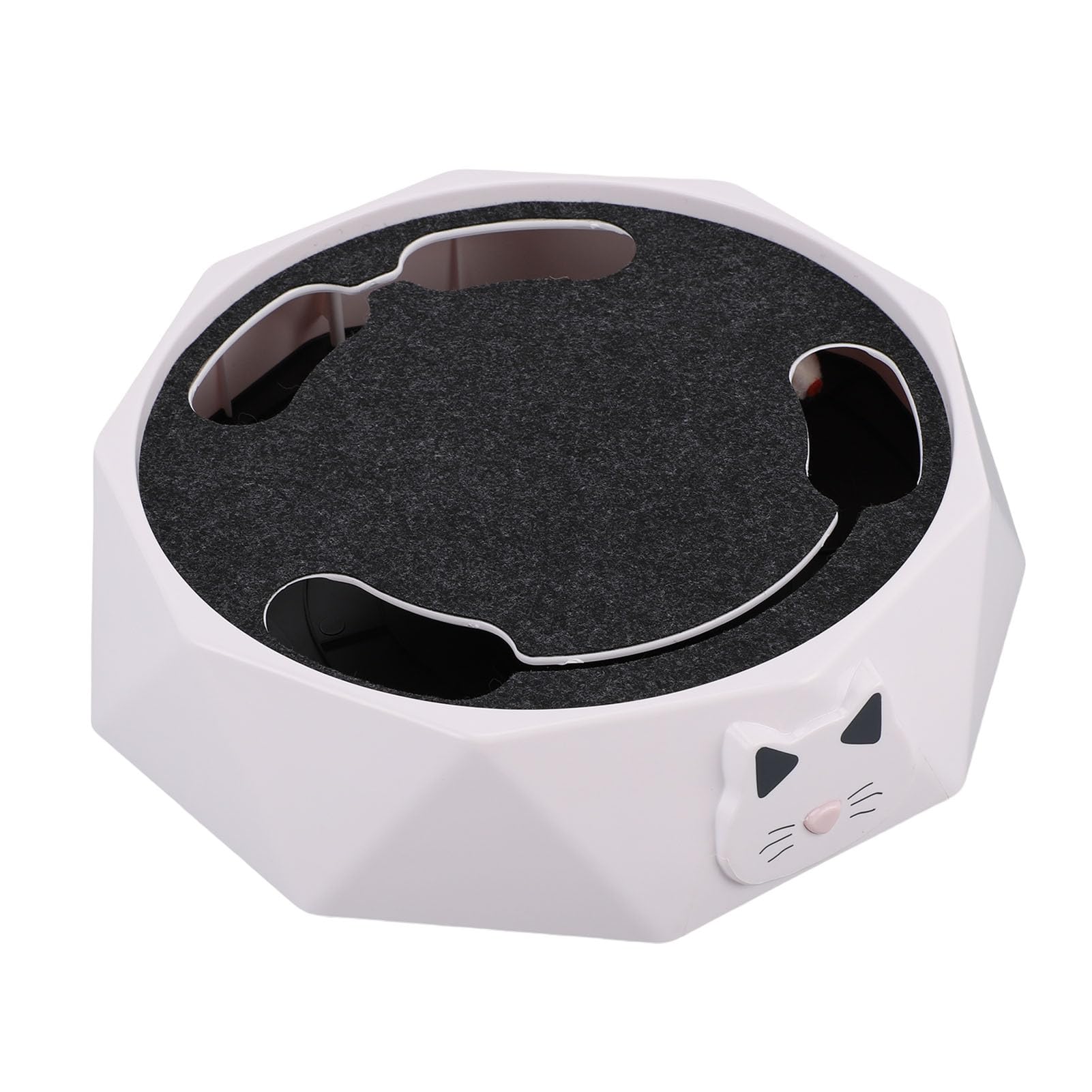 Giocattolo Interattivo Automatico per Gatti Regolabile a 2 velocità per Gatti da Interni Divertimento Elettrico 29x29x7,5 Cm