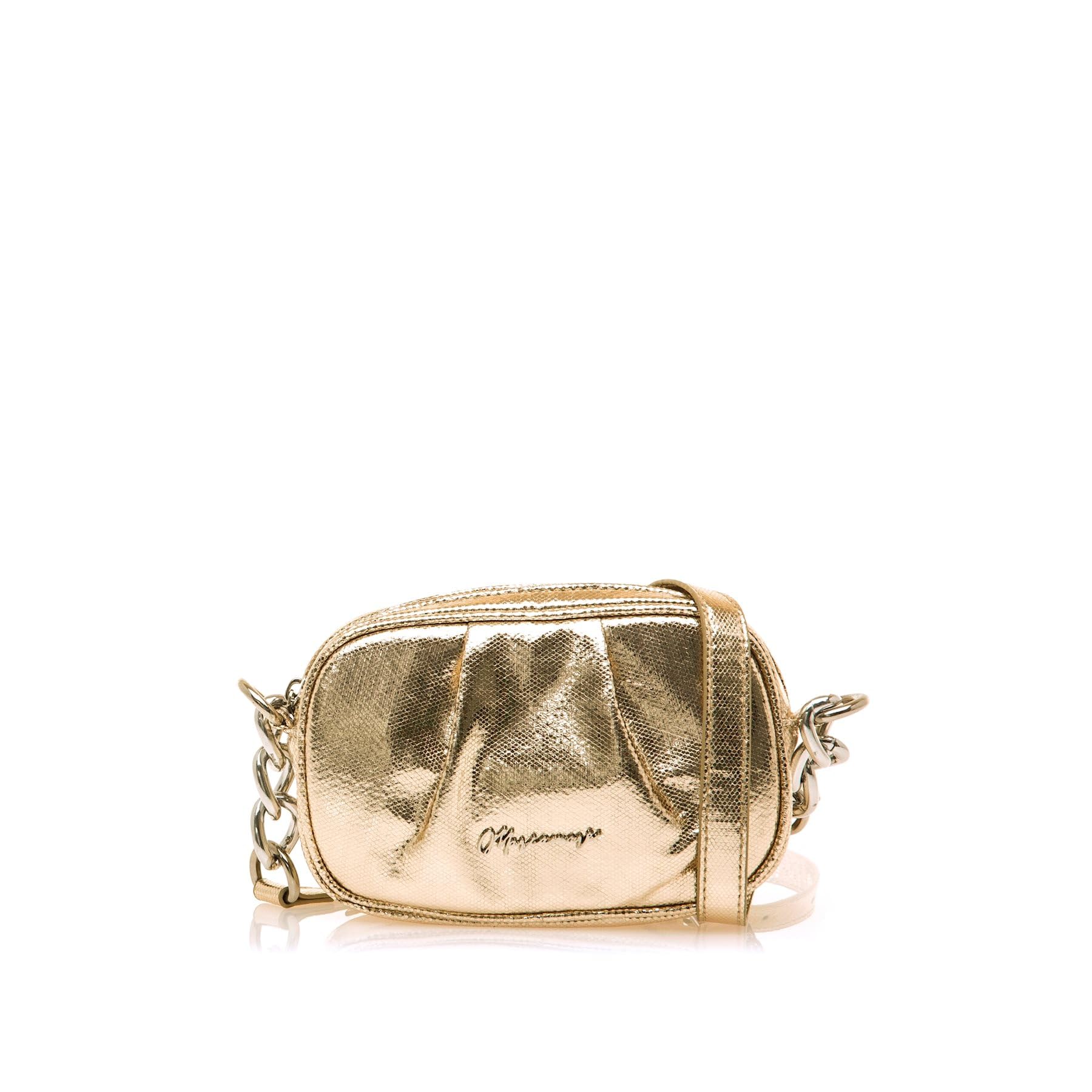 MARIAMARE Women's Bobby Bag, Gold, pequeño