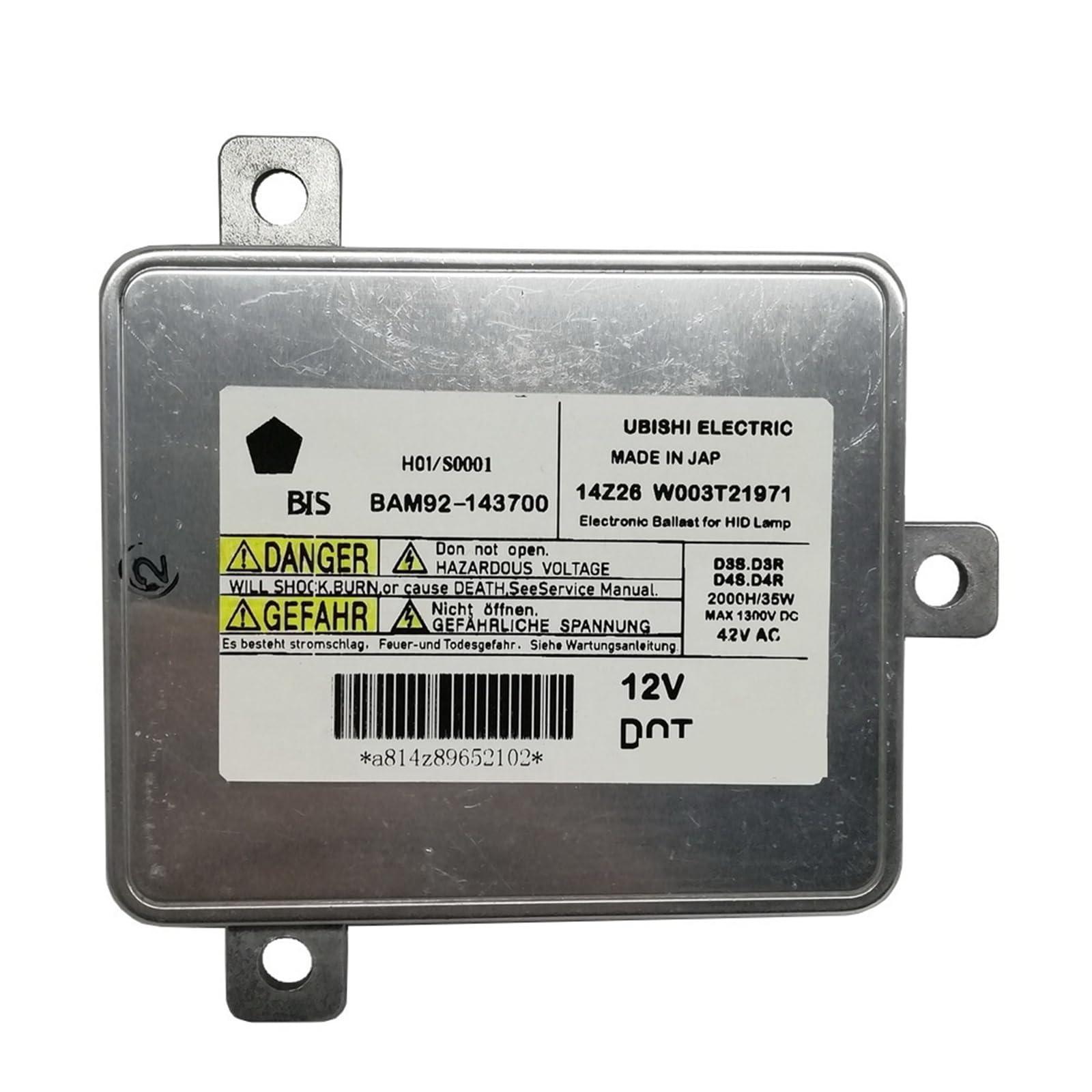 Rmwkrmogrf One Color Bam92-143700 D3s D3r Xenon Headlight Ballast 68170821Aa W003t21971 1Pcs