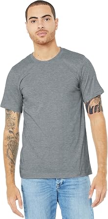 Bella + Canvas Adults Unisex Heather CVC T-Shirt