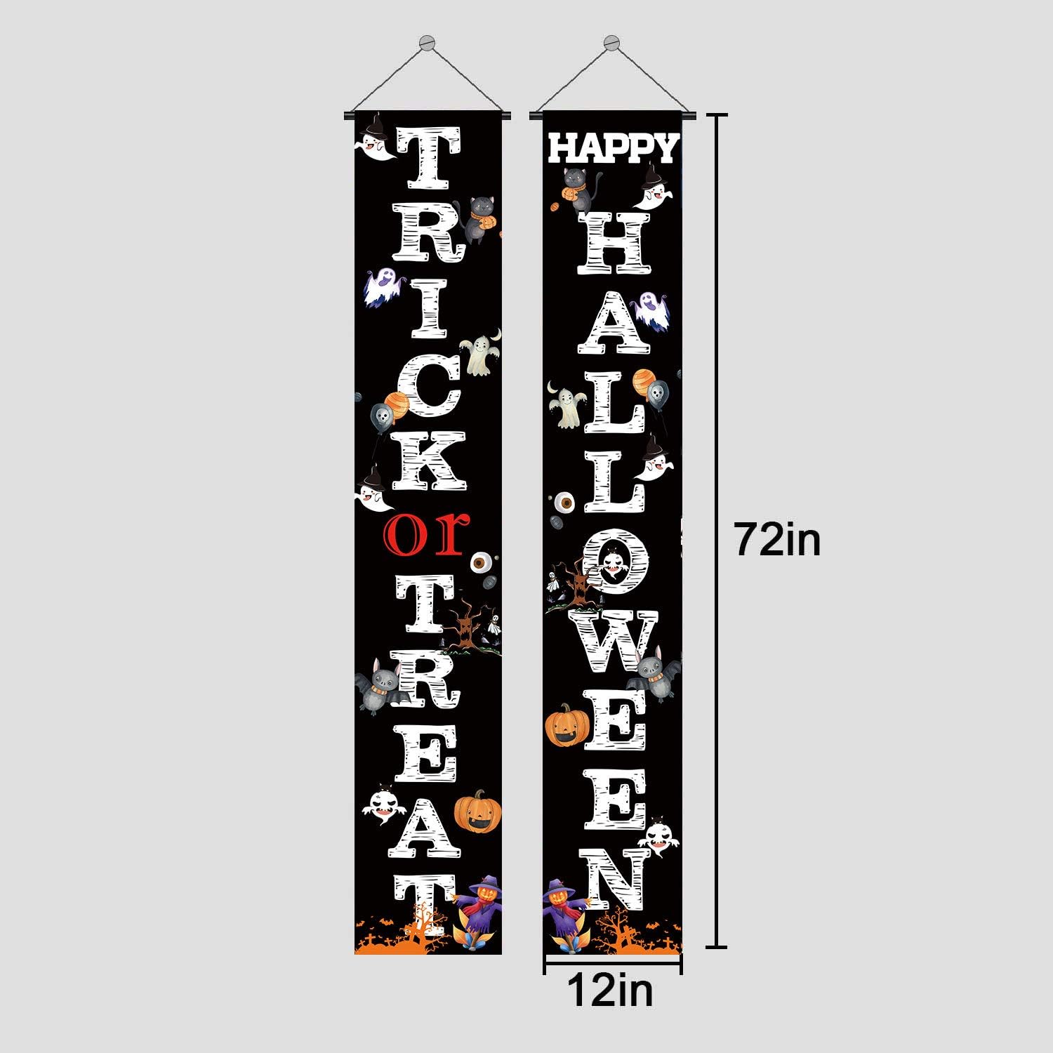 🛒 Crazy Deals Happy Halloween Trick OR Treat Hanging Banner Porch Sign Pumpkin Ghouls Bat Cat Pattern Backdrop Flag for Indoor Outdoor Wall Door Decoration Happy Halloween Party Decorations 72x12 Flash Deals - 60% OFF Happy Halloween Trick OR Treat Hanging Banner Porch Sign Pumpkin Ghouls Bat Cat Pattern Backdrop Flag for Indoor Outdoor Wall Door Decoration Happy Halloween Party Decorations 72x12