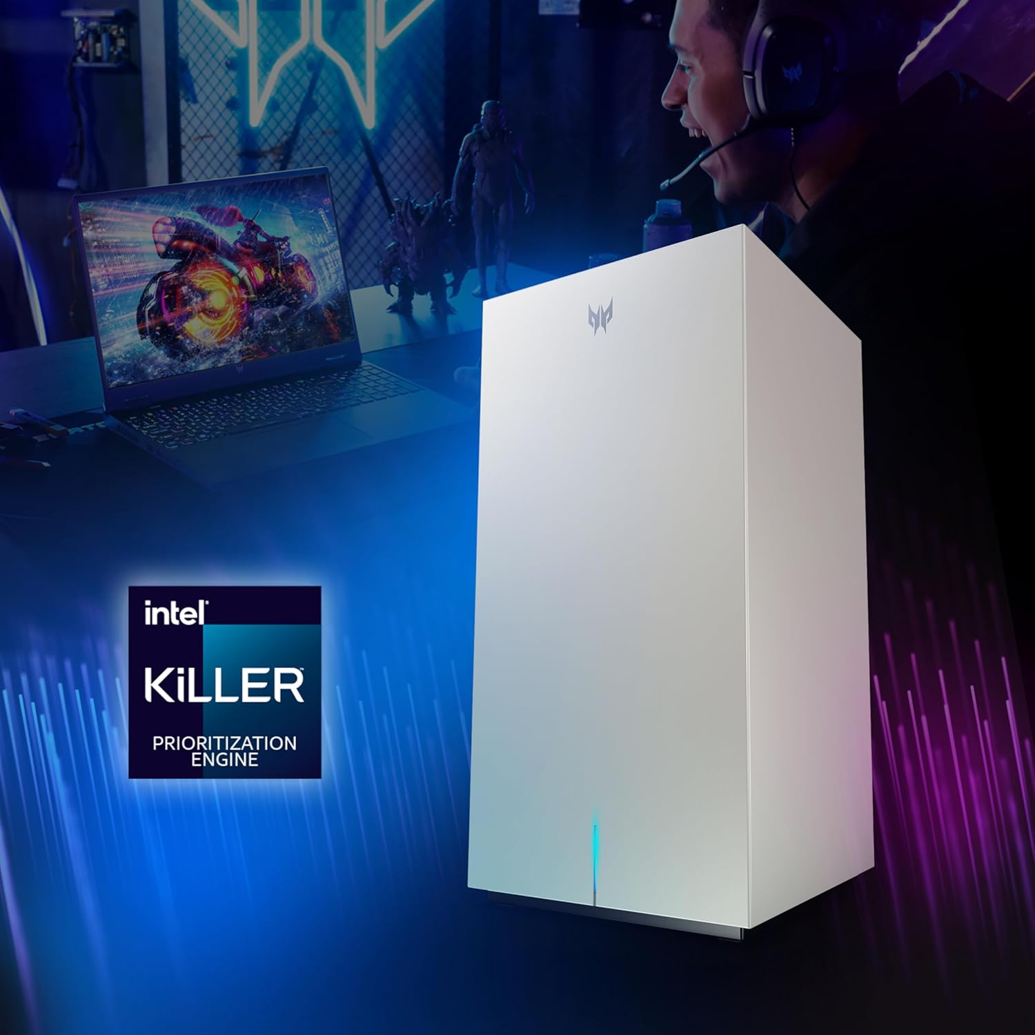 Predator Connect T7 ak motè priyorizasyon Intel Killer la
