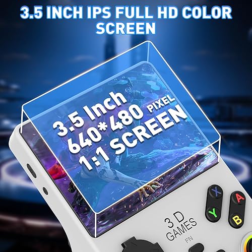 Miniatura 3 de V40 PRO - Consola de juegos portátil retro actualizada, 35.000 juegos clásicos, 36 simuladores, sistema Linux, reproductor de video con pantalla IPS