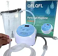 Electric Enema Kit for Women Men, Detox Colon Cleansing, Coffee Enema Coffee-Organic Cleanse Kit, Pressure Spray & Adjustable Water Flow, LCD Display, 4000mAh Battery,External Water Supply