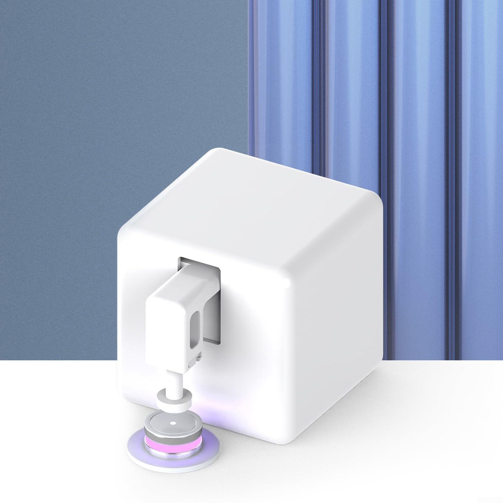Fingerbots Plus Smarts - Pulsador de botón de robot con control táctil para control remoto con aplicación Smarts Life, comandos de voz, temporizador (blanco)