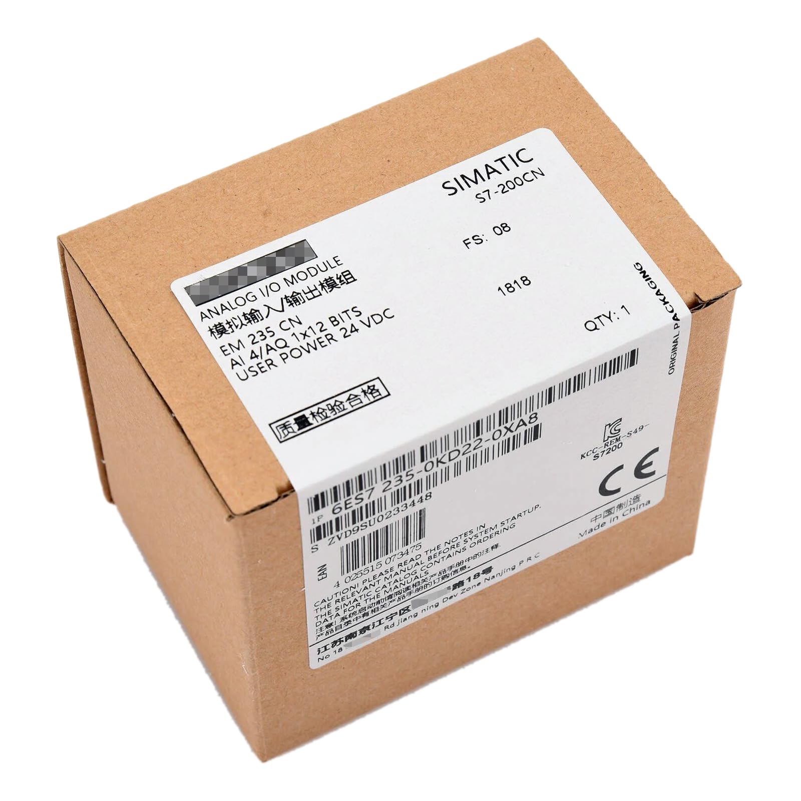 Module 6ES7235-0KD22-0XA8 neuf scellé pour automates