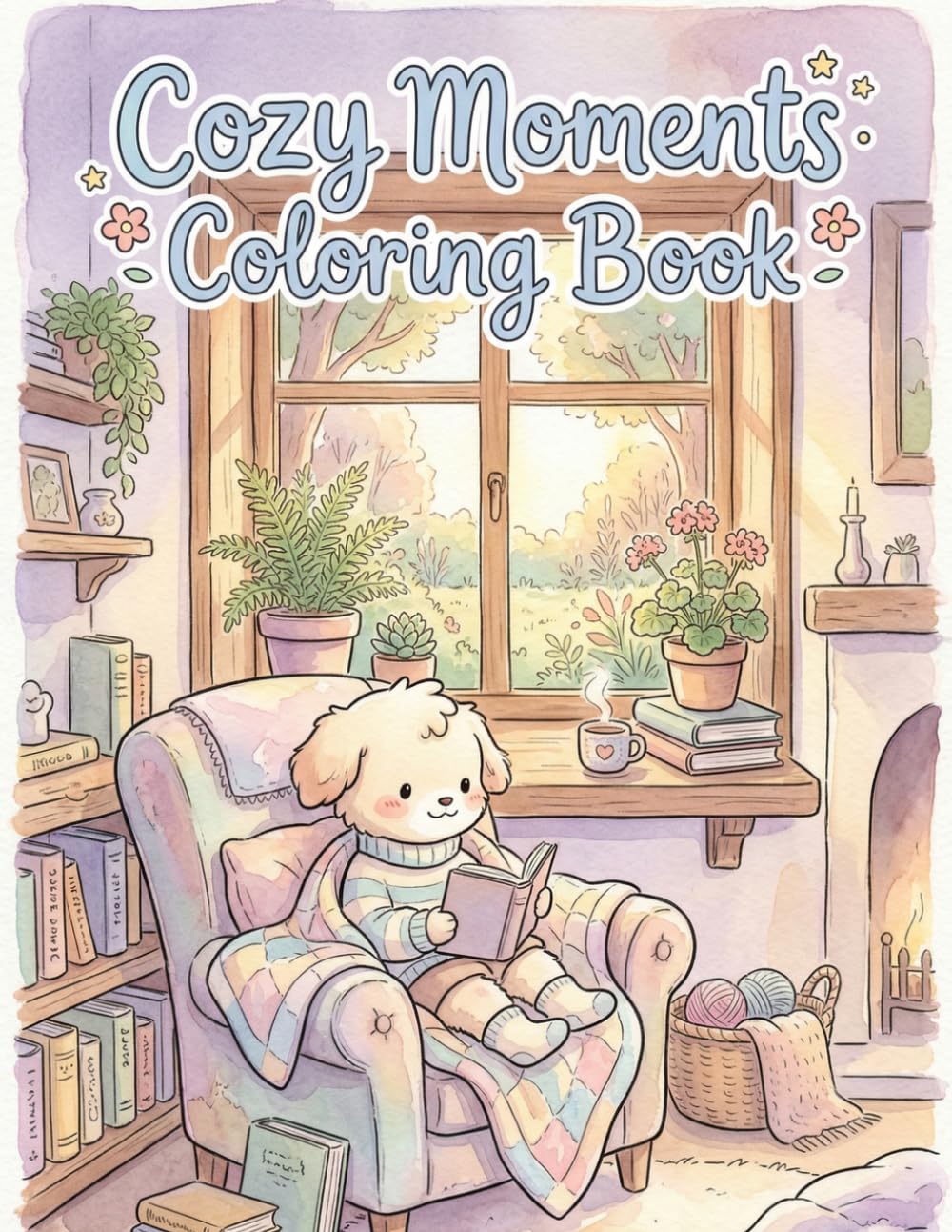 Cozy Moments Coloring Book: Super Cute and Simple Designs for All Ages
