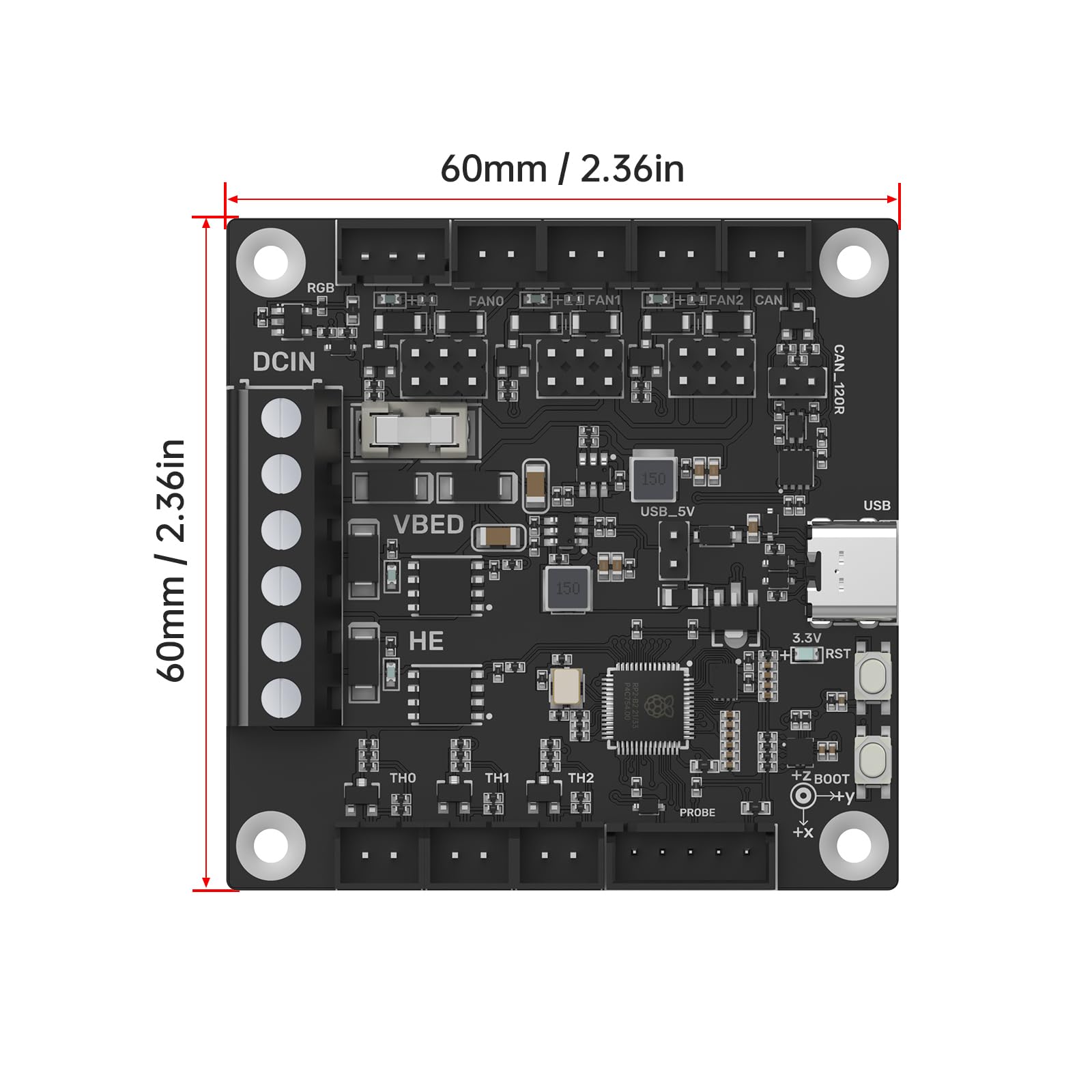 BIGTREETECH MMB Cubic V1.0 Klipper Expansion Board Toolboard Voron 2.4