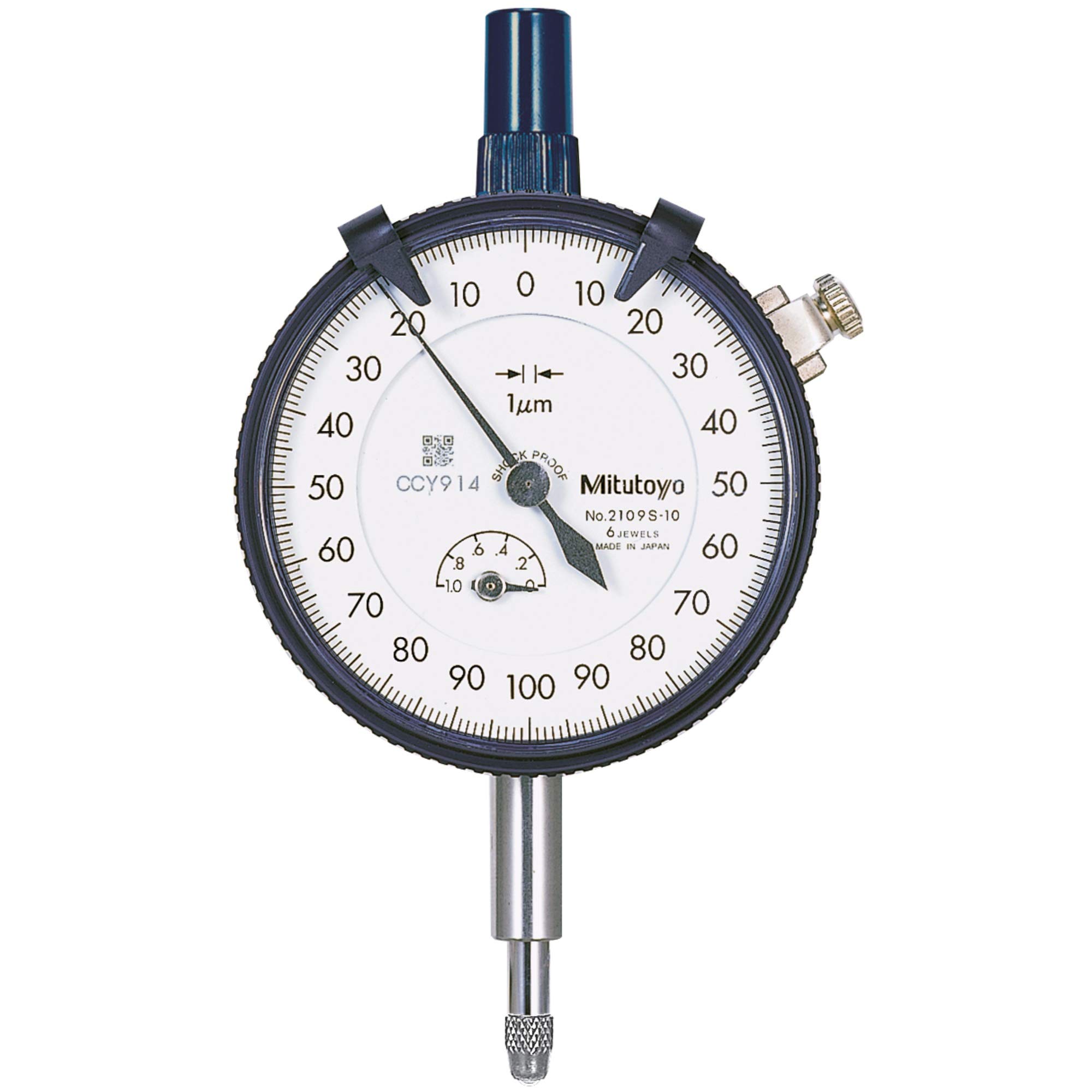 Mitutoyo 2109S-10 Plunger Type Dial Indicator 0.001