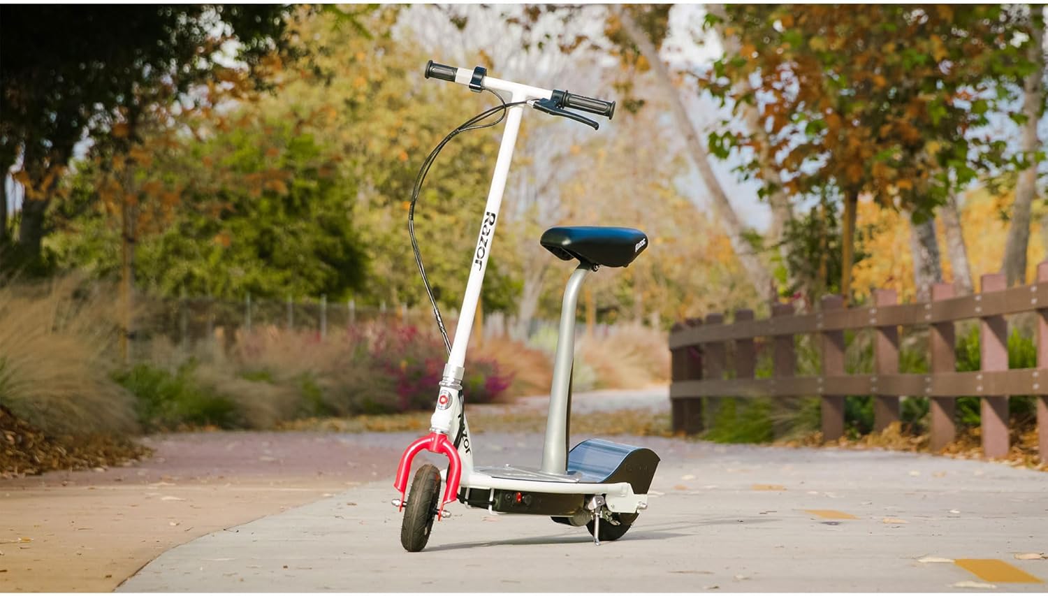 Razor E200S Seated Electric Scooter (Green, 37 x 16 x 42-Inch)