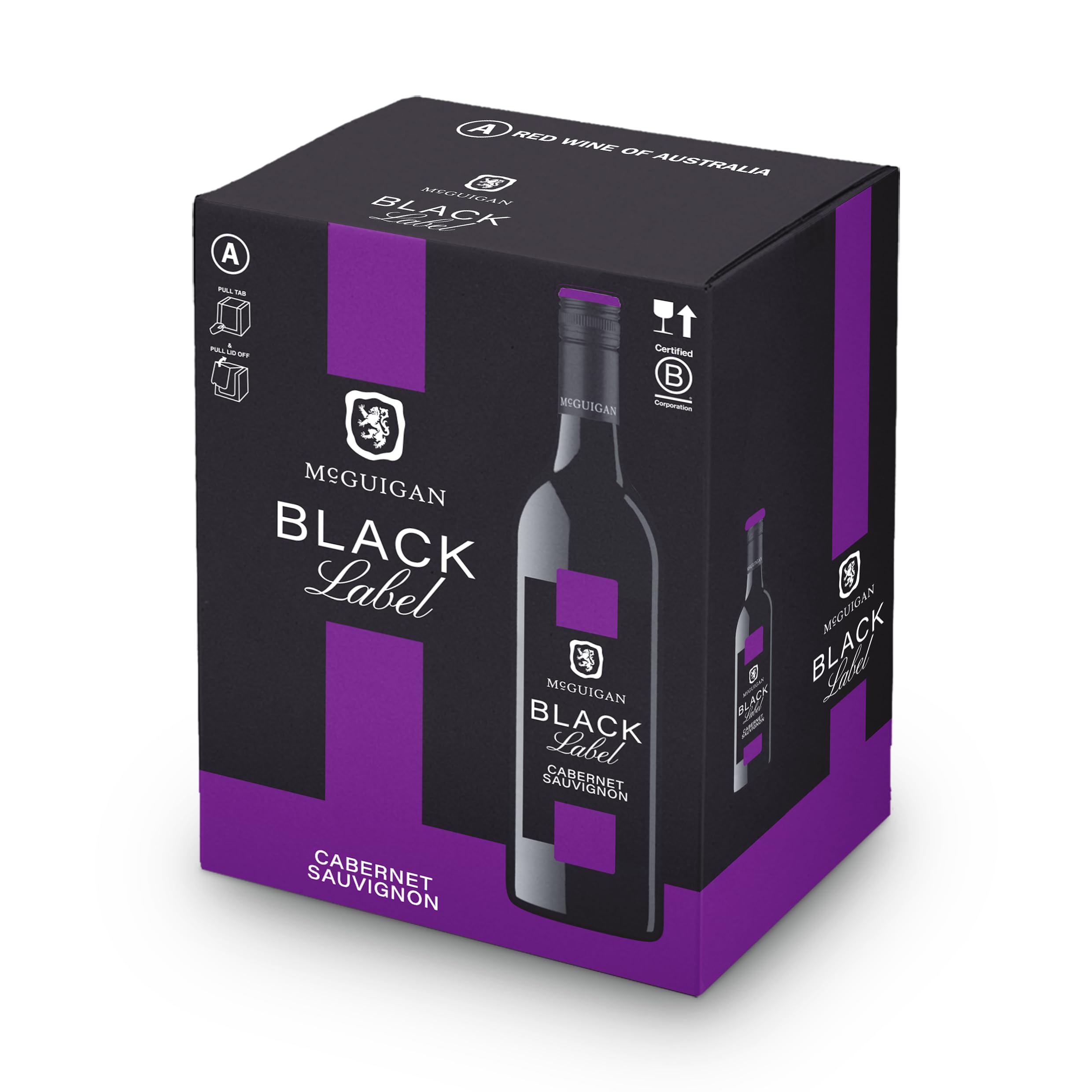 McGuigan Black Label Cabernet Sauvignon Red Wine, 75 cl (Case of 6),alcohol content may vary (12.5/13 Percent by Volume)