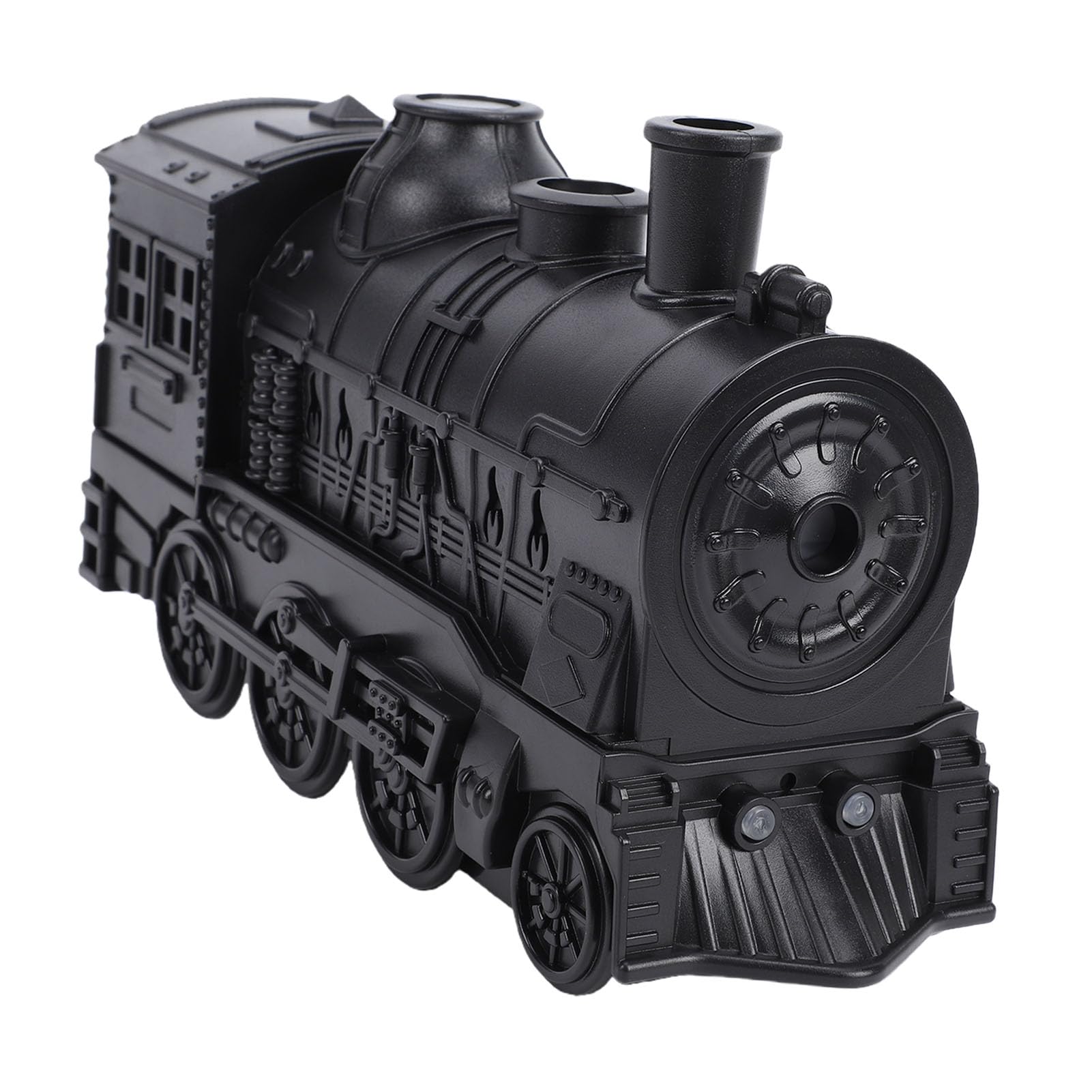 EMUKOEP Umidificatore a Nebbia Fredda a Forma di Treno, con Luce Notturna e Diffusore di Oli Essenziali, 2 modalità di Illuminazione, 300 Ml per la Scrivania Dell'ufficio in Camera da