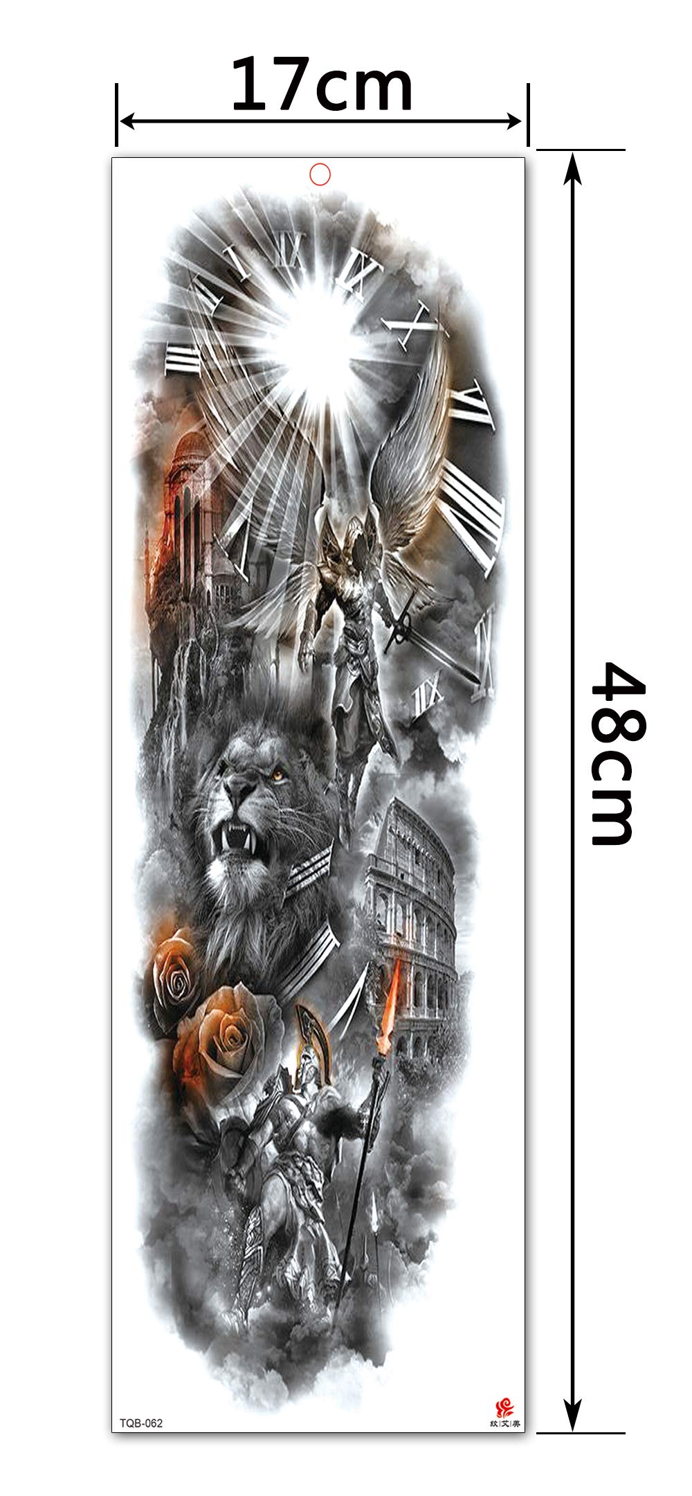 Buy DaLin Extra Large Full Arm Temporary Tattoos and Half Arm Tattoo