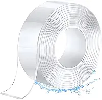Super Fita Mágica Nano Adesiva Dupla Face 5 Metros - Transparente Extra Forte Lavável (5m)