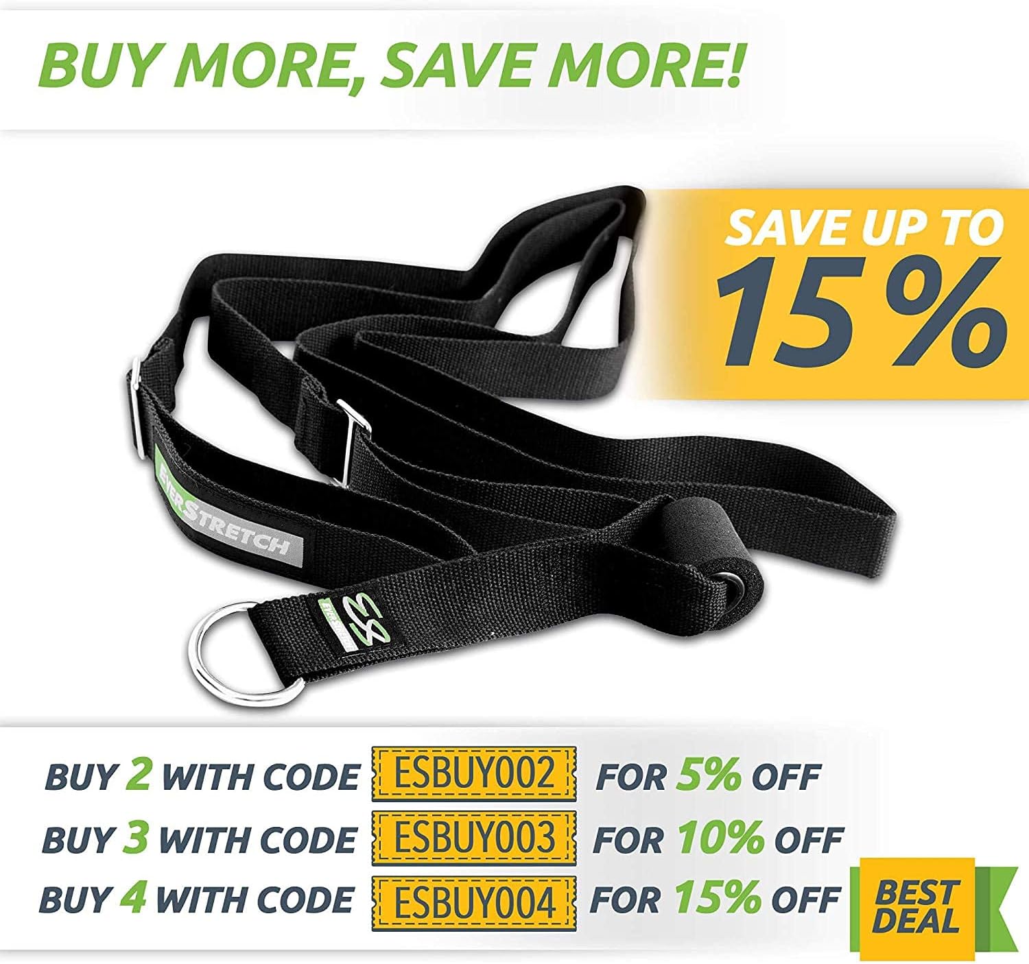 EverStretch Leg Stretcher: Get More Flexible with The Door Flexibility Trainer LITE Premium Stretching Equipment for Ballet, Dance, MMA, Taekwondo & Gymnastics. Your own Portable Stretch Machine! : Sports & Outdoors