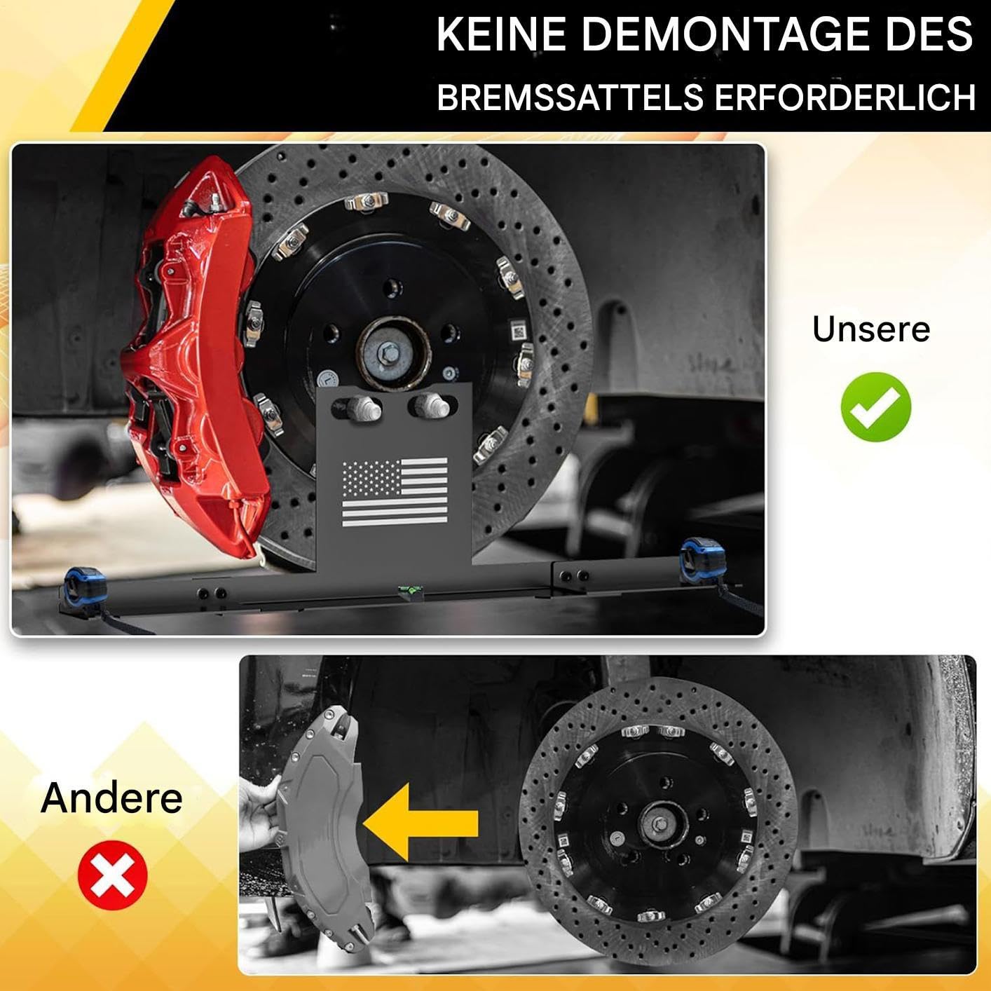 Outils De Géométrie Automobile Ensemble Outils Mesure Précis | Réglage parallélisme automobile Conçu Pour Voiture Légère Maison Garage Atelier Remplacement Pneus Et Entretien Régulier Et