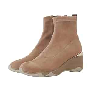 新品未使用 ＋dianaプラスダイアナ スウェードショートブーツ ウェッジソール diana（プラスダイアナ）の「【6㎝】ウェッジソール ショート