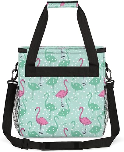Miniatura 5 de Bolsa de transporte para cafetera de flamenco con estampado de pájaros, para Keurig K-Mini o K-Mini Plus K-Cup Pods, portátil, bolsa de viaje