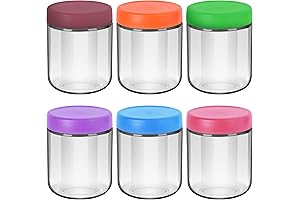 16oz Glass Candy Salad Container with Airtight Lid