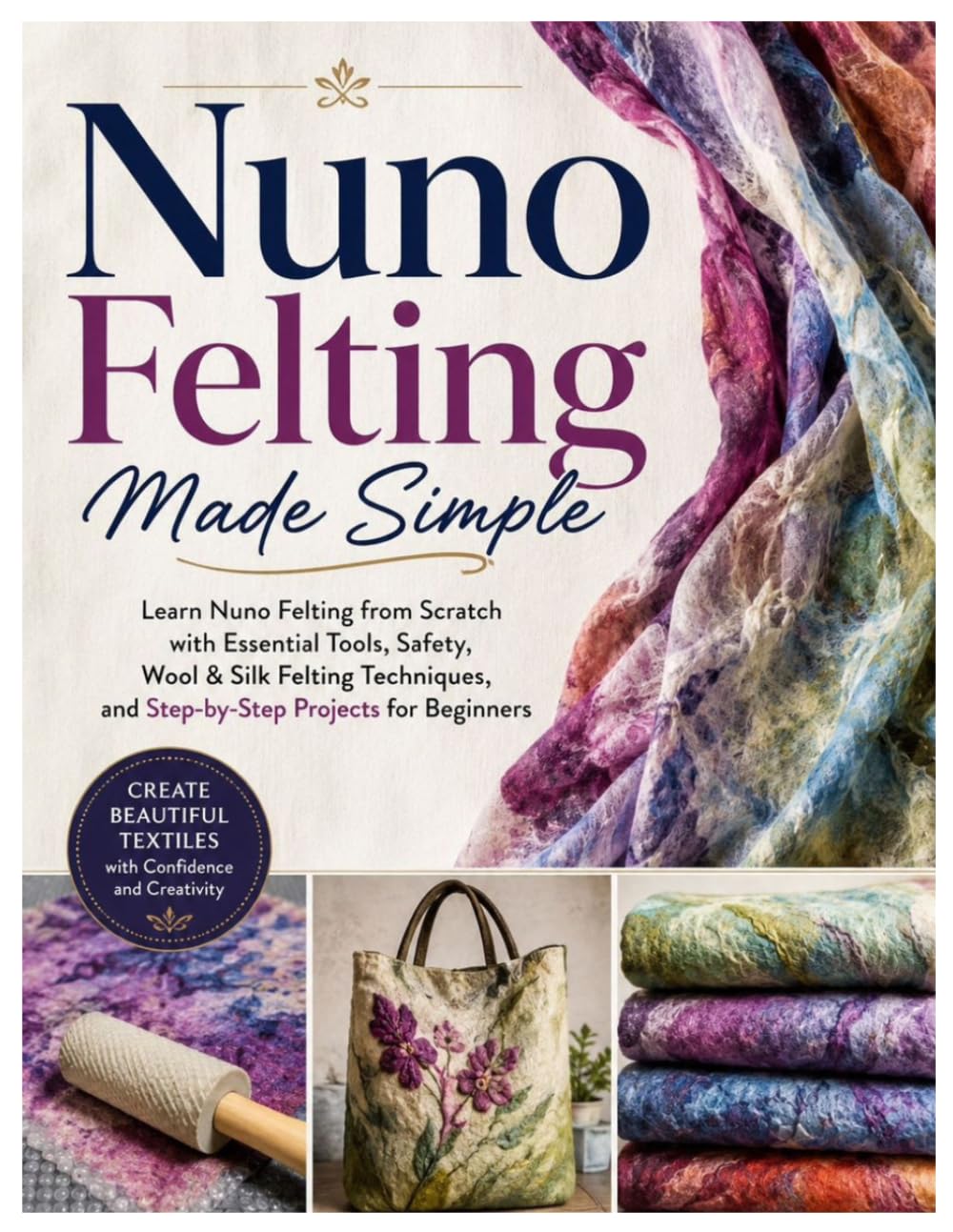Nuno Felting Made Simple: Learn Nuno Felting from Scratch with Essential Tools, Safety, Wool & Silk Felting Techniques, and Step-by-Step Projects for Beginners