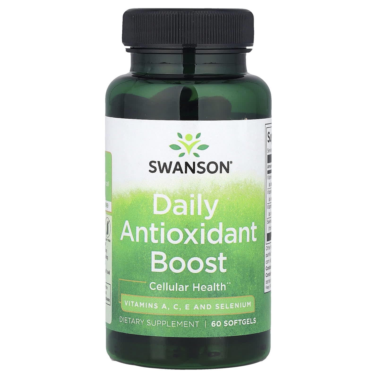 Swanson Daily Antioxidant Boost Free-Radical Support, 60 Softgels