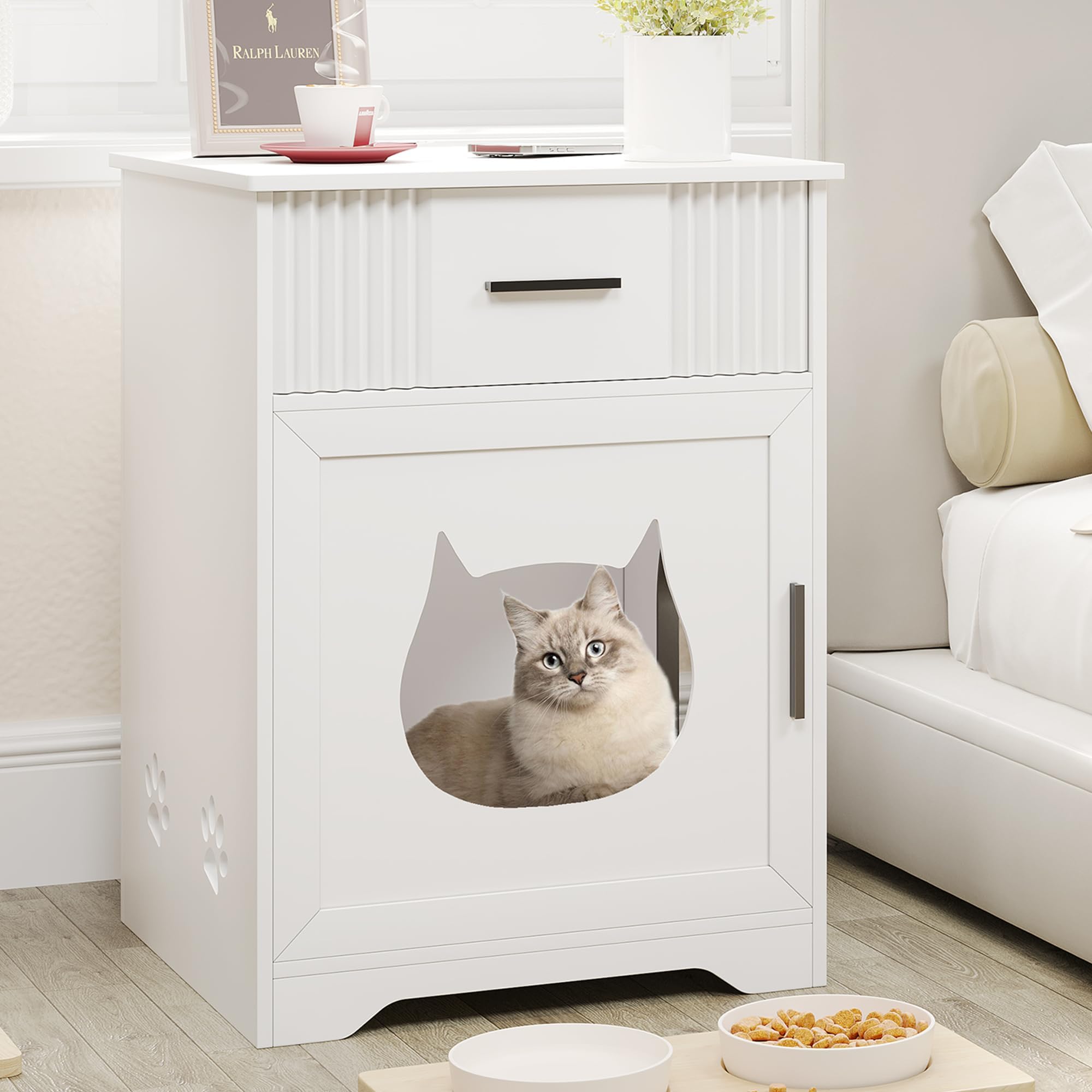 Xilingol Cat Litter Box Enclosure, Hidden Cat Litter Box