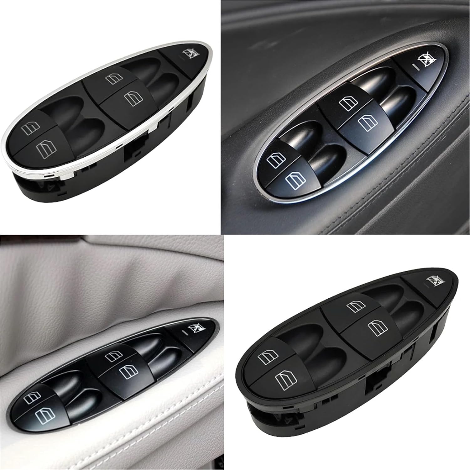 Power Window Switch Button Compatible for Benz W211 W219 E CLS Class E260 E300 CLS350 CLS500(Model A)