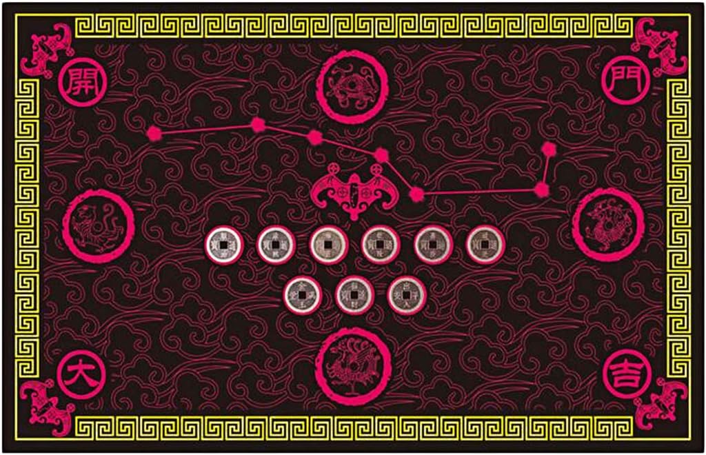Feng Shui Carpet Mat Good Luck Household Items Door Mat/Outdoor/Front Door/Bathroom W3676 (red)
