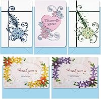 Vista 3 de JUYA Kit de fabricación de tarjetas de felicitación Quilling Mega Pack 10 Kits diferentes