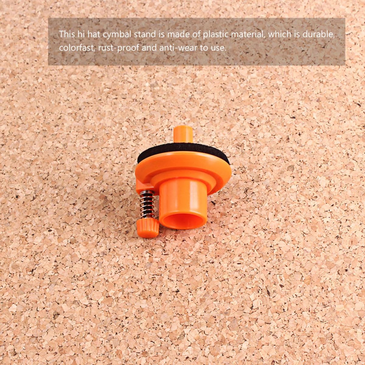 Unomor Orange Hi-Hat Cymbal Stand Holder for Drum Cymbal Support WC30A