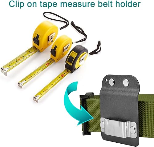 Miniatura 9 de Soporte de clip para cinturón de taladro inalámbrico, soporte para taladro de impacto en cinturón de herramientas de 2 pulgadas, funda de impacto