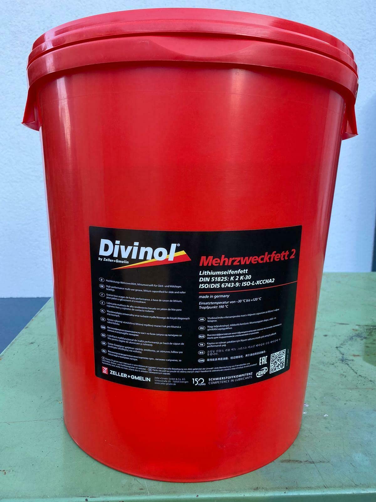 25kg Divinol Mehrzweckfett 2