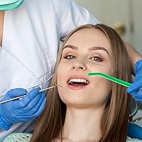 Vista 7 de JMU Puntas de aspirador dental, puntas de succión quirúrgicas desechables (verde-1/4 ", 25)