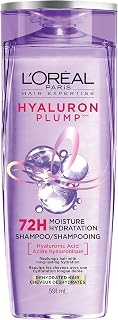L'Oreal Paris Hair Expertise Hyaluron Plump Shampoo, with Hyaluronic Acid, 591ml