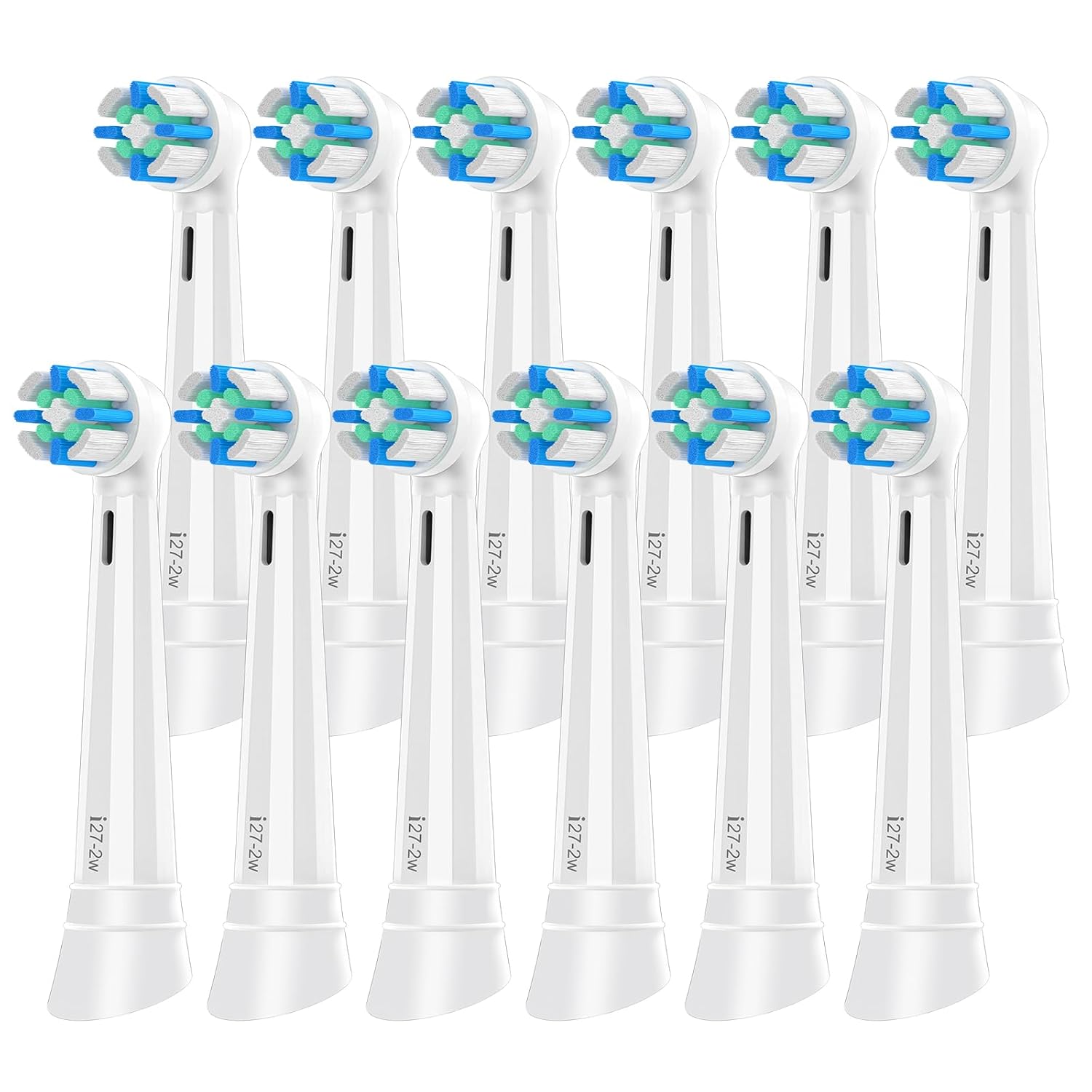Cabeçotes de Substituição IO Scotzel: 12 Pçs Compatíveis com Escovas Elétricas Oral B IO 2/3/4/5/6/7/8/9/10 para Limpeza e Proteção das Gengivas