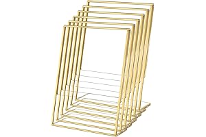 NIUBEE Gold Frames for Wedding Signs - 6 Pack 8.5 x 11...