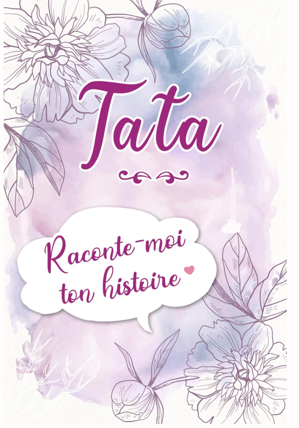 Tata Raconte-moi ton Histoire: Journal mémoire à faire remplir par sa Tante avec le récit de sa vie | Souvenir de famille & Cadeau original (anniversaire, Noël)