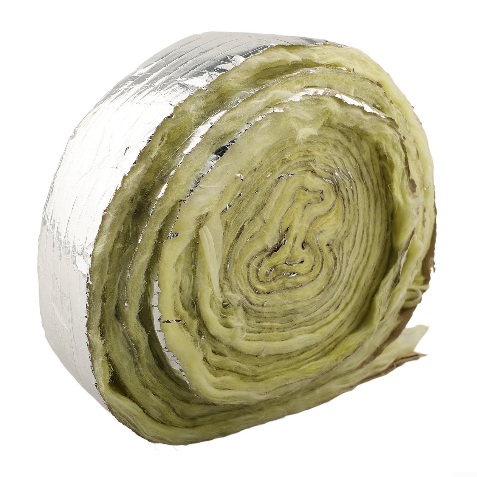 Rouleau de laine de verre en fibre de verre pour isolation thermique, isolation phonique, 10 m