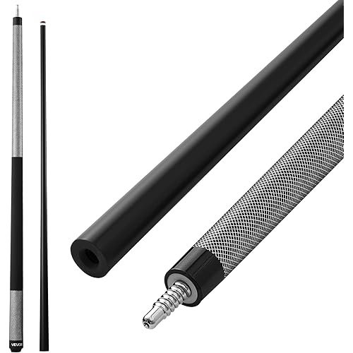 VEVOR Pool Cue, Pool Stick, 58 inch Billiard Pools Cue Stick with Multi-Layer Tip & ABS Connection Ring, Cues Sticks for Professional Pool Table, Bar, Home, Office