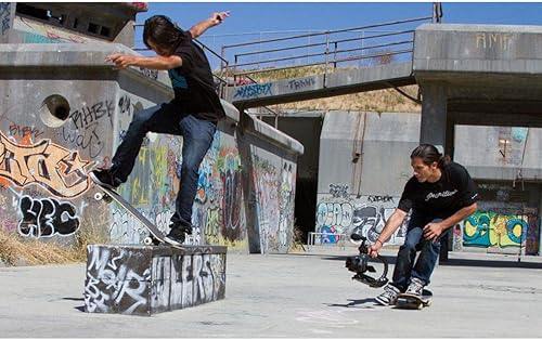 Miniatura 8 de Cam Caddie Scorpion EX - Kit de mango estabilizador para cámara de video con soporte compatible con teléfono inteligente incluido y GoPro, paquete